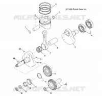 MOTOR, CIGUEÑAL AND PISTÓN