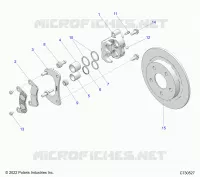 BRAKES, PINZA FRENO TRASEIRA