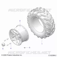 RUEDAS, REAR TIRE