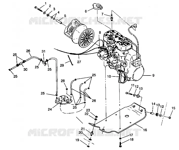MONTAJE DEL MOTOR 440 0942760 and 440 SKS 0942560 (4925072507027A)