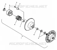 accionado de embrague ASSEMBLY SPORT 0940443 and SPORT SKS 0940243 (4925052505028A)