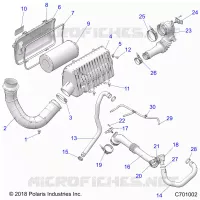ENGINE, TOMA DE AIRE SYSTEM