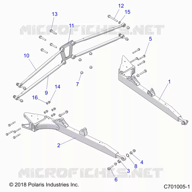 SUSPENSION TRASERA CONTROL ARMS