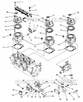 CILINDRO Y COLECTOR ASSEMBLY Storm 0965782, Storm SKS 0965582, Euro Storm (4931593159D001)