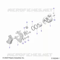 BRAKES, BRAKE PINZA FRENO DELANTERA