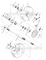 TRASERO conjunto de accionamiento RUEDA 250 4X4