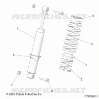SUSPENSION TRASERA SHOCK