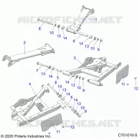 SUSPENSION TRASERA CONTROL ARMS