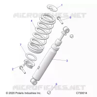 SUSPENSION, CHOQUE FRONTAL MOUNTING