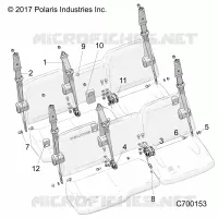 ASIENTO BELT MOUNTING