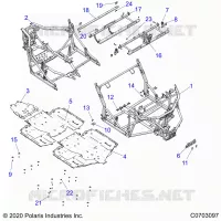 CHASSIS, MAIN FRAME AND ESQUÃD PLATES