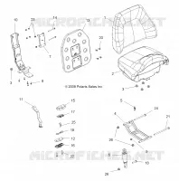 PASSENGER ASIENTO BOTTOM and ASIENTO BACK
