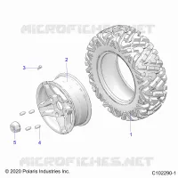 RUEDAS, FRONT TIRE