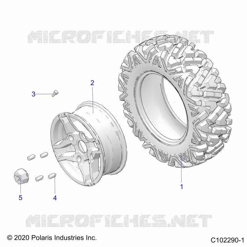 RUEDAS, FRONT TIRE