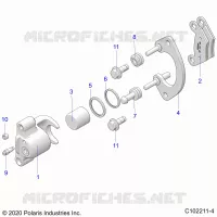 BRAKES, PINZA FRENO TRASEIRA
