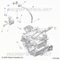TREN, MAIN GEARCASE MOUNTING