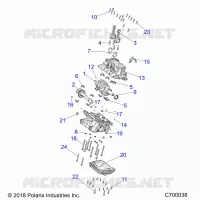 ENGINE, CRANKCASE AND CIGUEÑAL