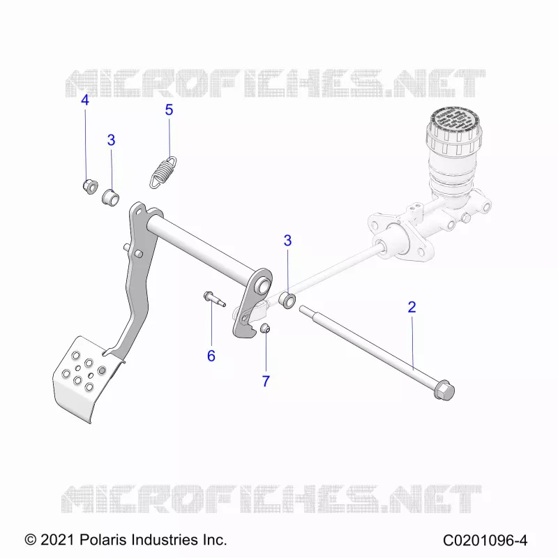 BRAKES, PEDAL AND CILINDRO MAESTRO MOUNTING