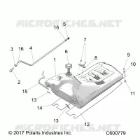 SISTEMA DE COMBUSTIBLE, FUEL TANK ASM.
