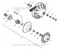 accionado de embrague BIG BOSS 6X6 400L W97AE38A (4940814081C010)