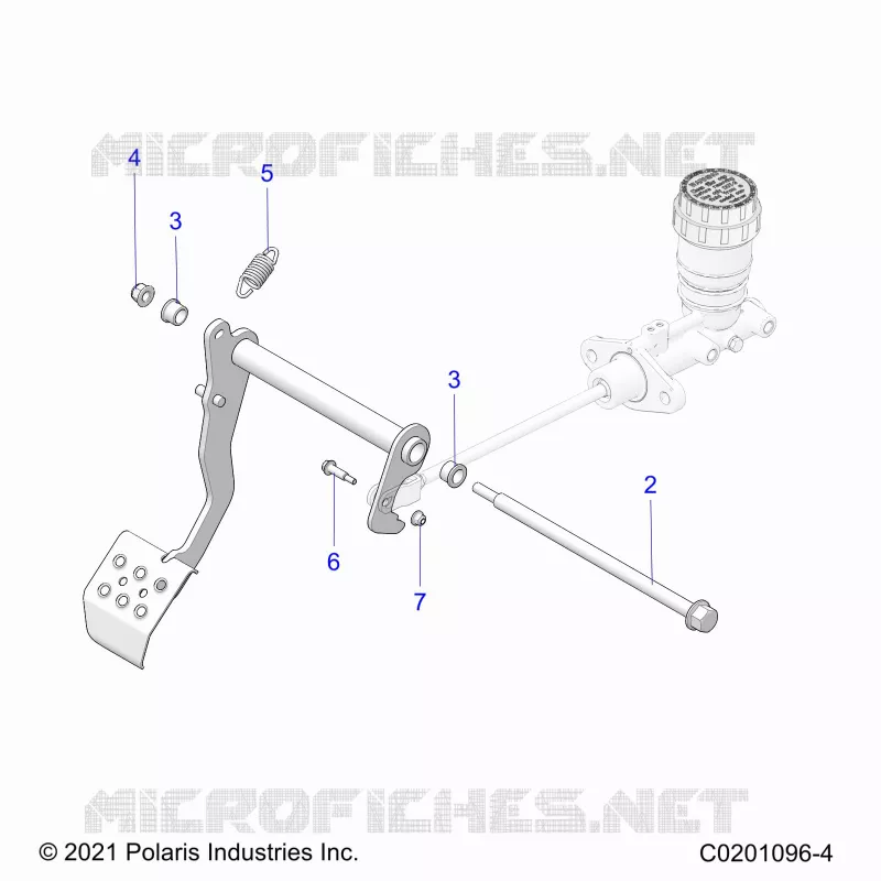 BRAKES, PEDAL AND CILINDRO MAESTRO MOUNTING