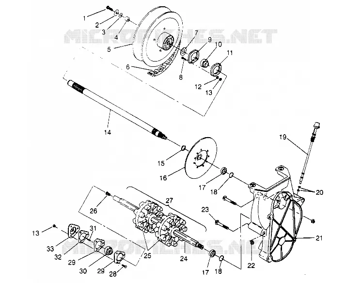 TREN ASSEMBLY LITE GT 0953133 and  EUROPEAN LITE GT E953133 (4928922892B006)
