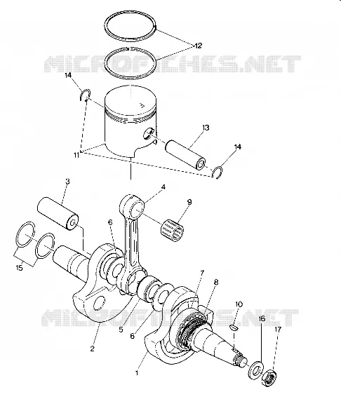 CIGUEÑAL AND PISTON ASSEMBLY (4914761476039A)