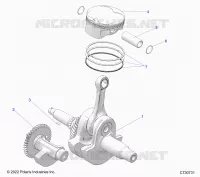 ENGINE, CIGUEÑAL, PISTON AND BALANCE SHAFT