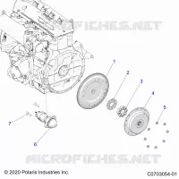 MOTOR DE ARRANQUE, FLYWHEEL