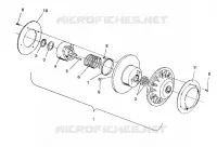accionado de embrague ASSEMBLY 500 EFI / 0930674 and  500 EFI SKS / 0930574 (4922962296024A)