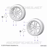 RUEDAS, FRONT AND REAR (SL MODELS)