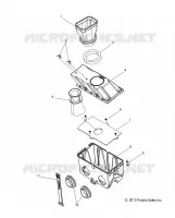 MOTOR, CAJA FILTRO DE AIRE