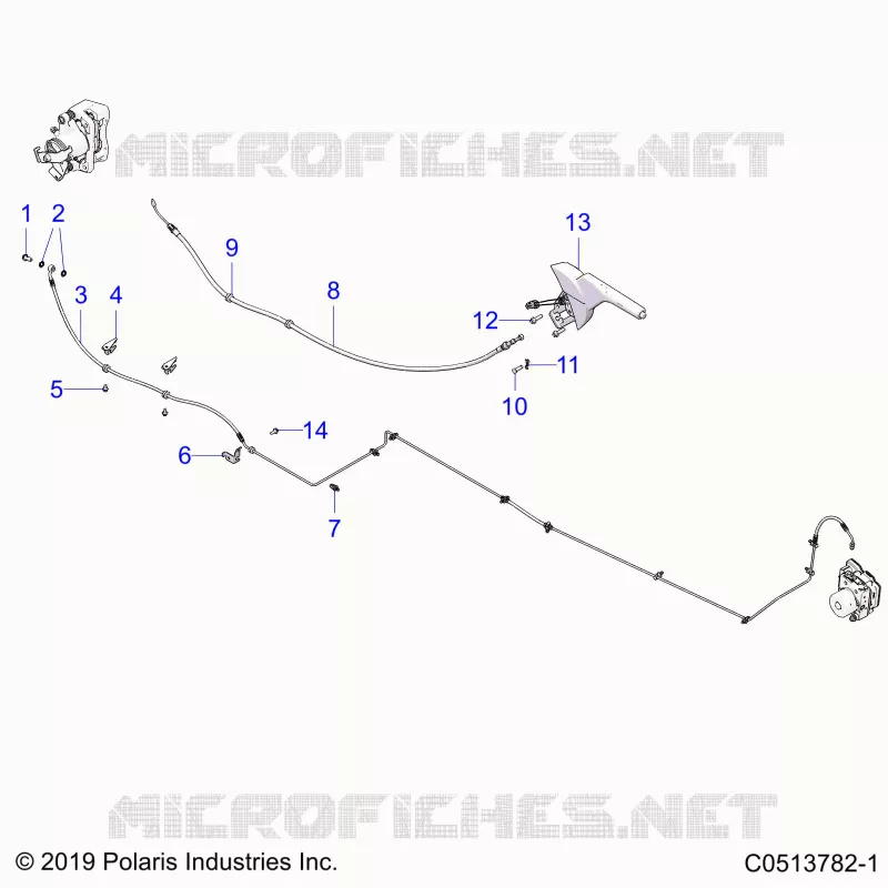 FRENO TRASERO BRAKE LINE AND PARK BRAKE