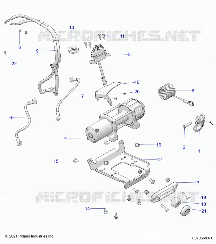 CHASSIS, CABRESTANTE