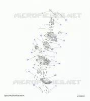 ENGINE, CRANKCASE AND CIGUEÑAL