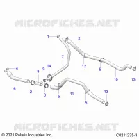 ENGINE, SISTEMA DE REFRIGERACIÃ“N, HOSES