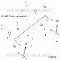 SUSPENSIÃ“N DELANTERA STABILIZER BAR- R20RRED4F1/N1/SD4C1 (C700032)