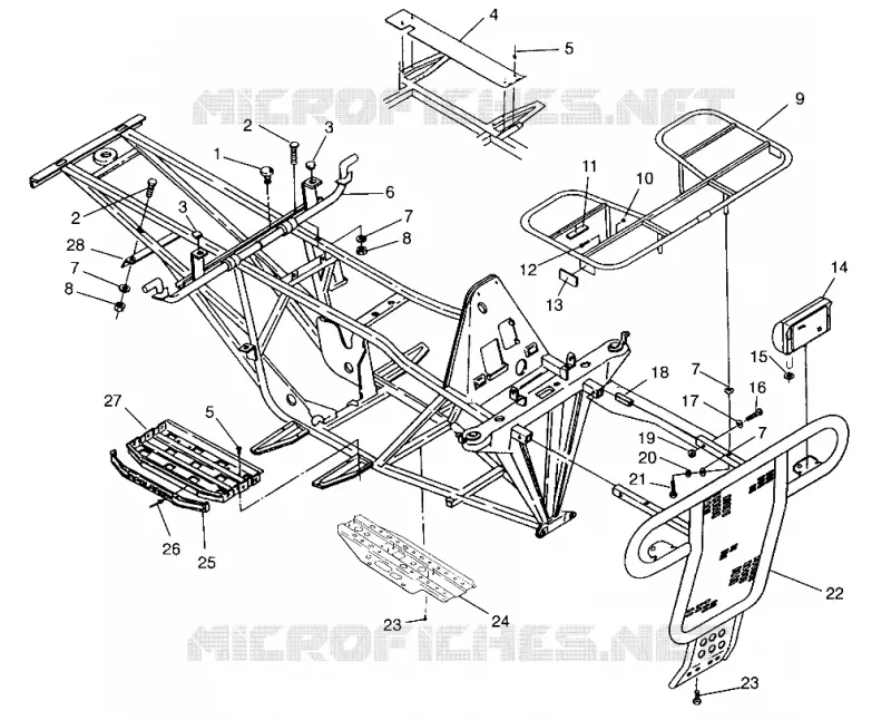 PARACHOQUES / TRANSPORTIN MOUNTING 6X6 400L