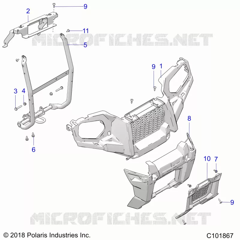 PARACHOQUES DELANTERO AND MOUNTING