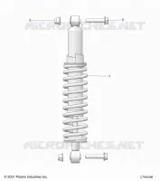 SUSPENSION, SHOCK TRASERO