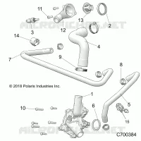 MOTOR, WATERPUMP AND BYPASS