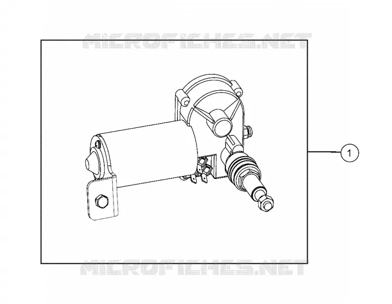 RHD Motor del limpiaparabrisas