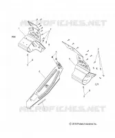 CHASSIS, PROTECCIÓN DEL EMBRAGUE AND FOOTRESTS