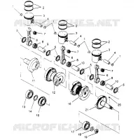 PISTÓN Y CIGÜEÑAL 600 XCR 0951676 (4929132913C010)