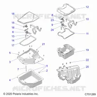 DELANTERA CAJA DE ALMACENAMIENTO