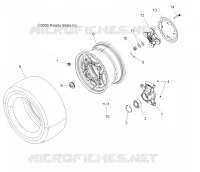 RUEDAS, REAR and HUB