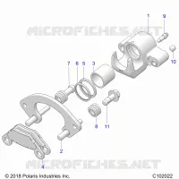 FRENO TRASERO CALIPER