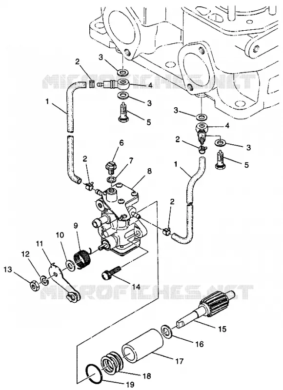 BOMBA DE ACEITE CLASSIC TOURING 0973365 and EUROPEAN CLASSIC TOURING E973365 (4938493849C014)