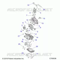 ENGINE, CRANKCASE AND CIGUEÑAL