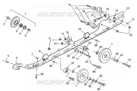 montaje en carril (SUSPENSION) 440 XCR 0971660 (4937893789B008)